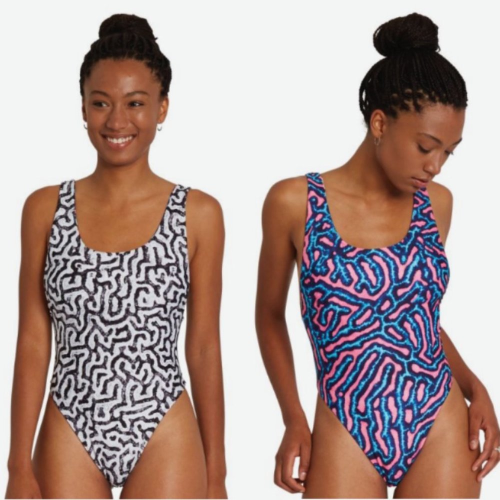 CORAL MORPH Volcom One Piece Swimsuit